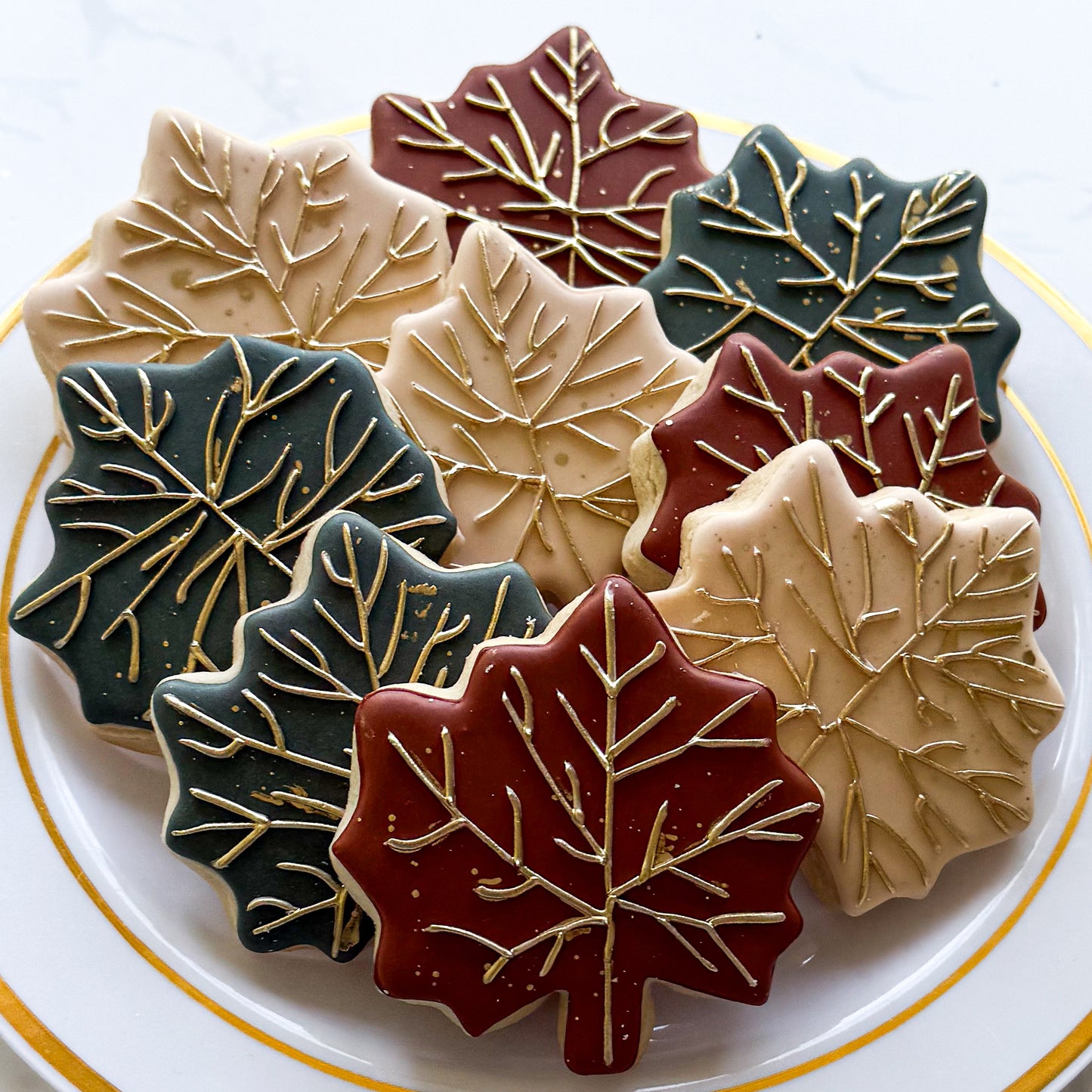 Golden Leaf Cookies