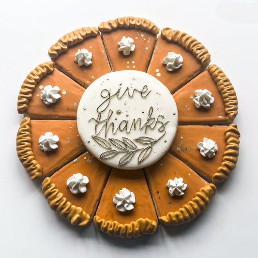 Give Thanks Pumpkin Pie Cookie Set Special